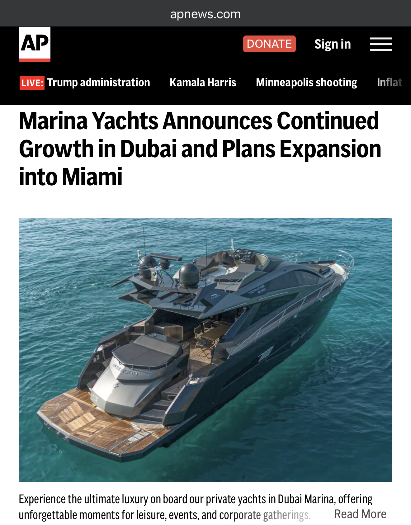 Private luxury yacht rental Miami Marina Yachts